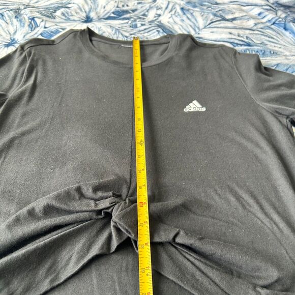 Adidas (M) Black Knot-Front T-Shirt - Picture 5 of 7